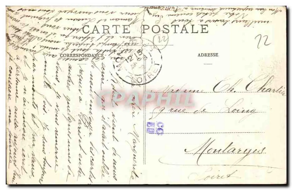 Etables - La Roche Tagarienne und ihr Gespenst — S. Collet, Ker Morie, C.d.N. - Rückseite