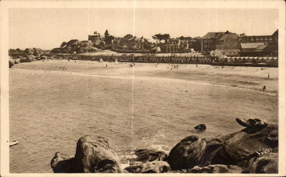 Tregastel (C.-du-N.) — Vista geral da praia — Edições d'Art Yvon - Frente