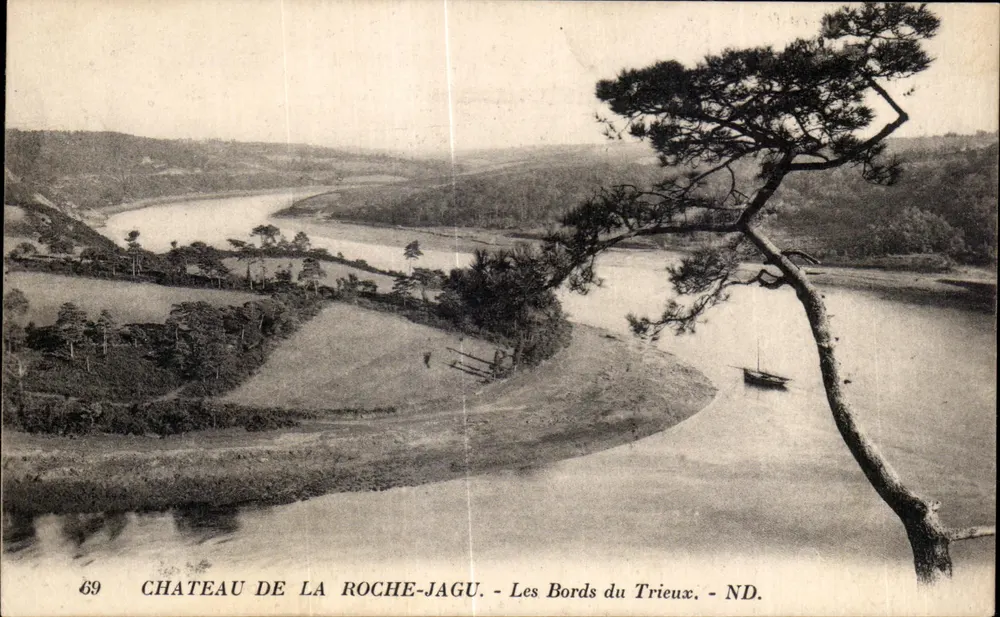 Schloss La Roche-Jagu — Ufer des Trieux — ND. - Vorderseite