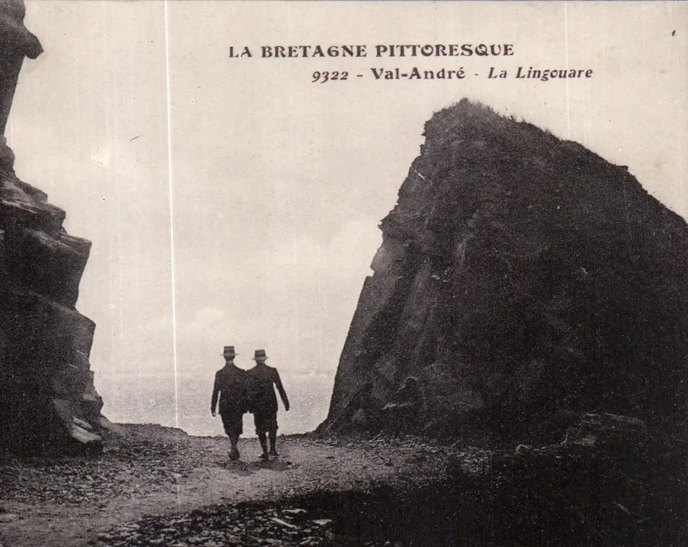 La Bretaña Pittoresca — Val-André - La Lingouare — serie 9322 - Anverso