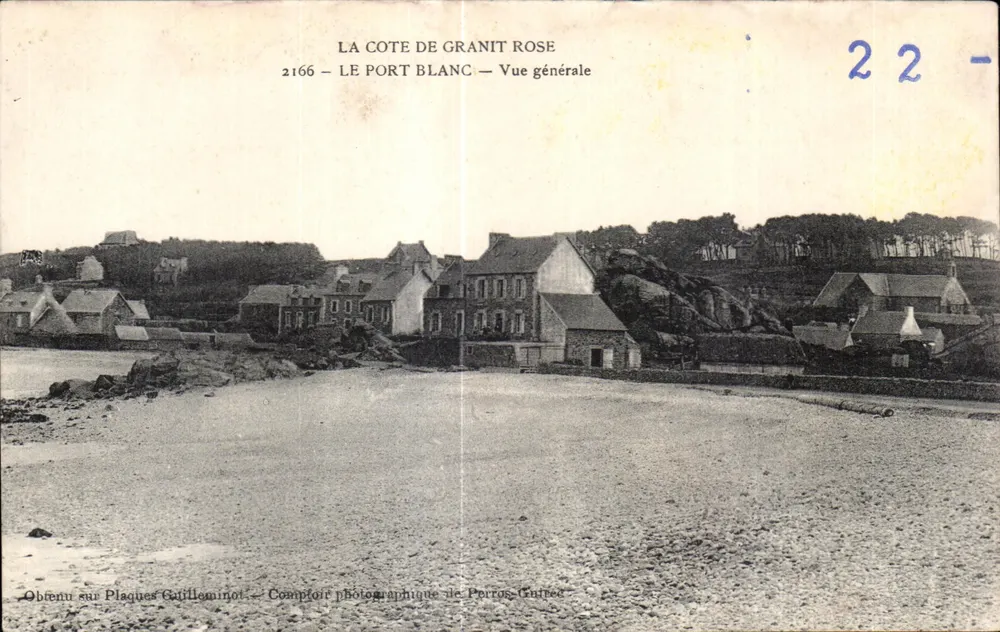 Die Rosa Granitküste — Le Port Blanc — Allgemeiner Blick — Obrenu auf Plaques Guillemot — Fotostudio von Perros-Guirec - Vorderseite