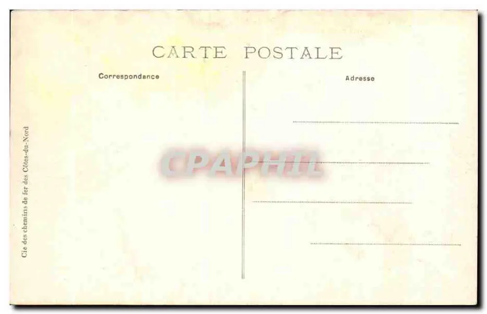 Die Rosa Granitküste — Le Port Blanc — Allgemeiner Blick — Obrenu auf Plaques Guillemot — Fotostudio von Perros-Guirec - Rückseite