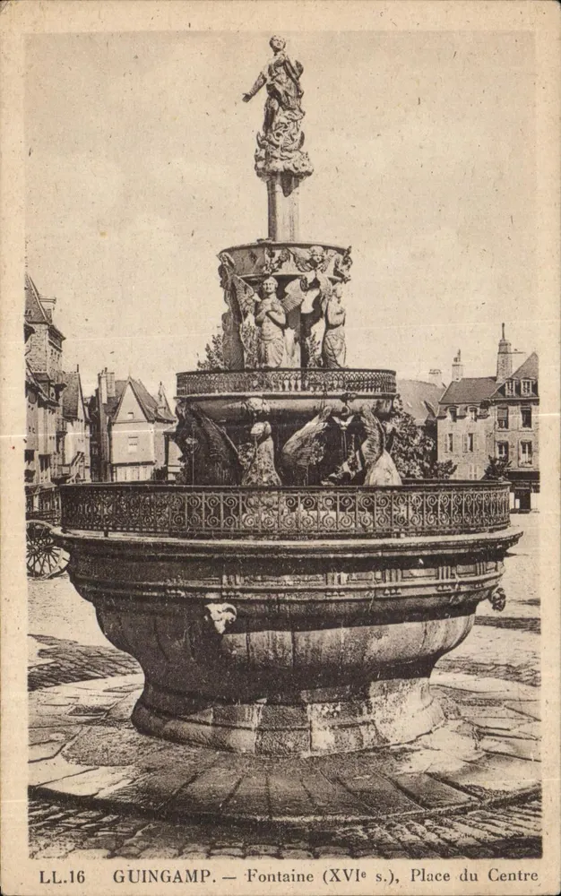 Guingamp — Fontanna (XVI w.), Plac Centralny — LL.16 - Awers