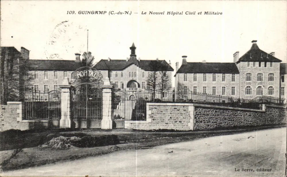 Guingamp (C.-du-N.) — Das Neue Zivile und Militärische Krankenhaus — Le Berre, Verlag - Vorderseite