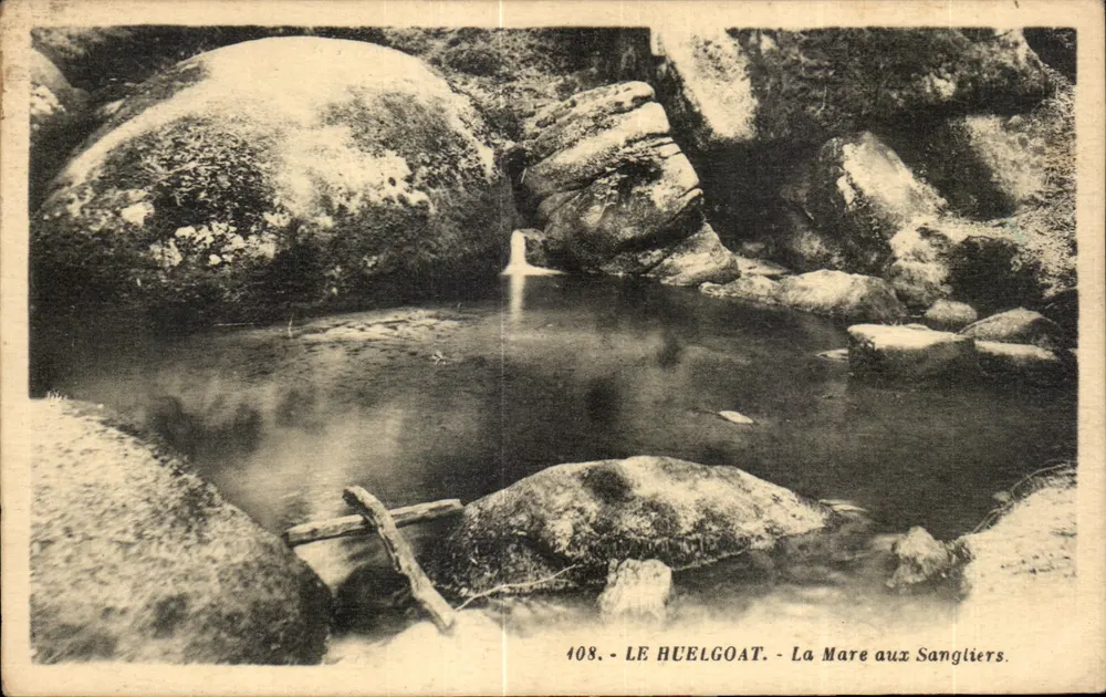 Le Huelgoat - Der Sanglier-Teich — Verlag Arnaud, Nr. 108 - Vorderseite
