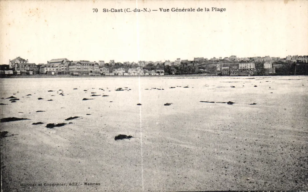 St-Cast (C.-du-N.) — Algemene uitzicht op de strand — Barnier et Coconnier, uitgave Rennes - Voorkant