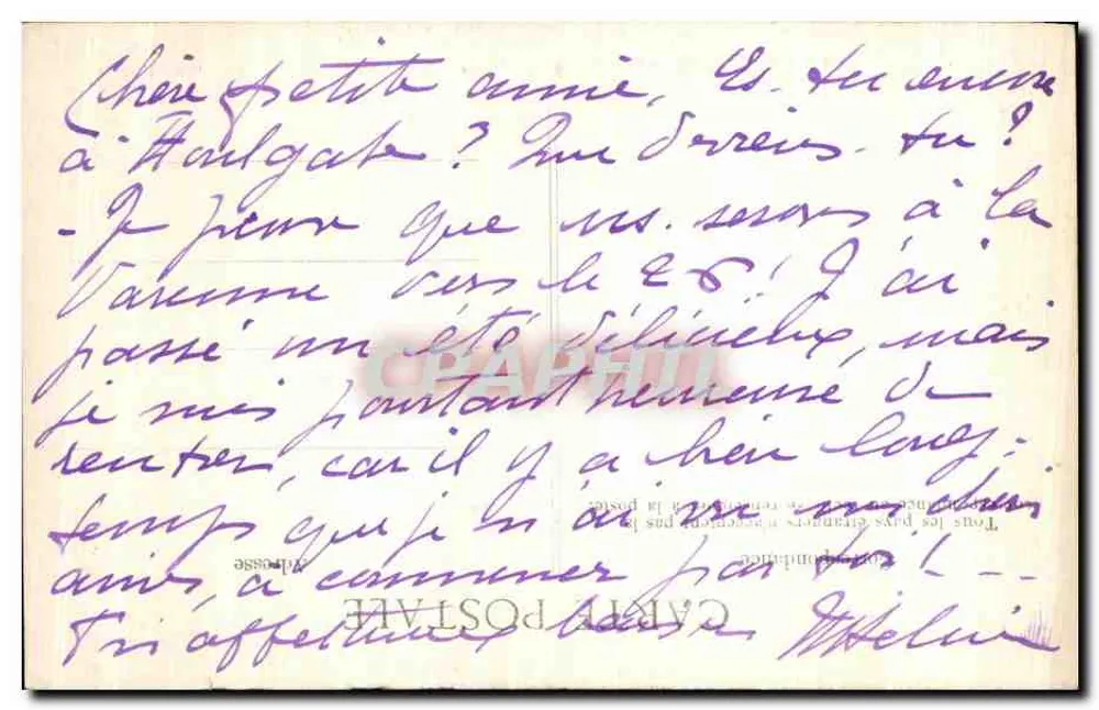 Emeraude-Küste — Saint-Cast — La Garde — Anse des Quatres Vaux — Verlag ELD, Nr. 77 - Rückseite
