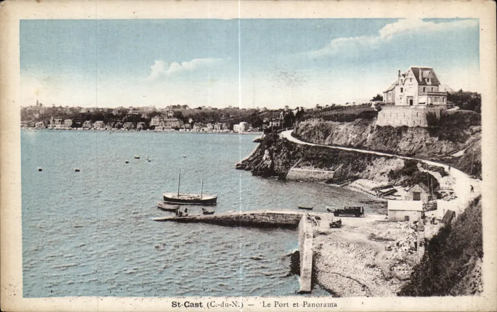 St-Cast (C.-du-N.) — O Porto e Panorama - Frente