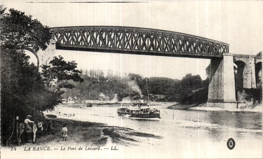 Die Rance — Die Brücke von Léssard — LL. - Vorderseite