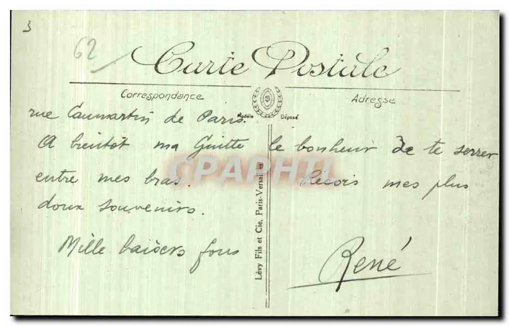 Boulogne-sur-Mer — Quai Gambetta und Viertel Saint-Pierre — Arthur Gré — 344 - Rückseite