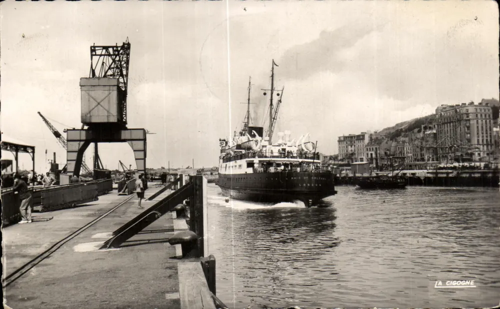 Ankunft des Schiffes « La Cigogne » — Boulogne-sur-Mer — Éditions La Cigogne, n°09021 - Vorderseite