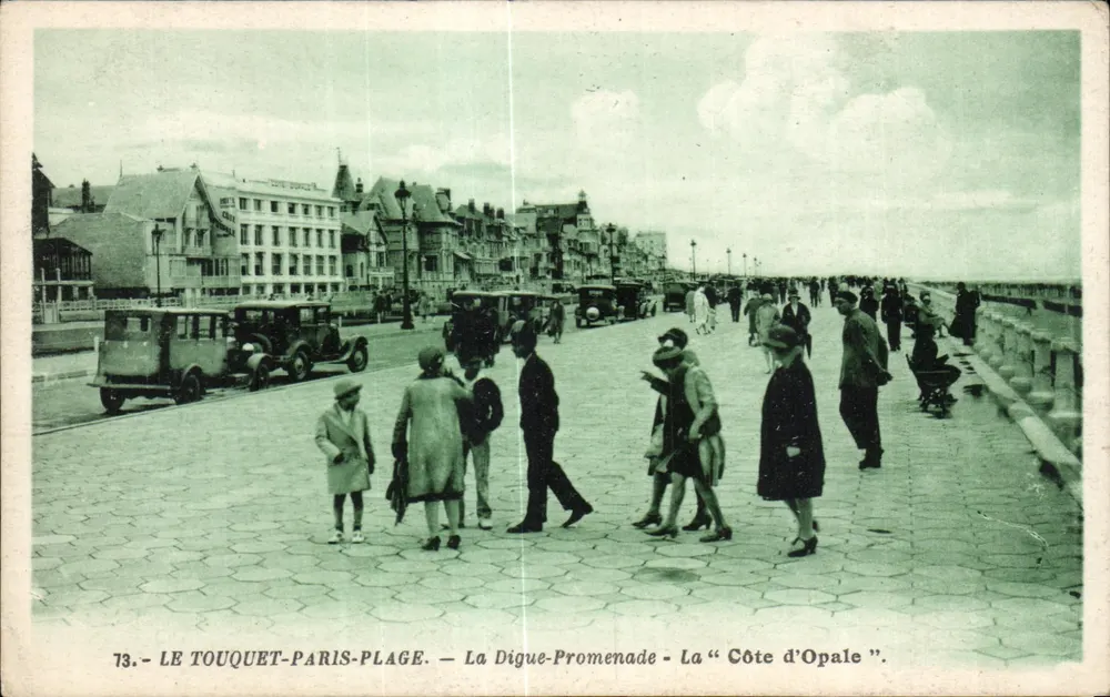 Le Touquet-Paris-Plage — Die Digue-Promenade — Die « Côte d'Opale » - Vorderseite