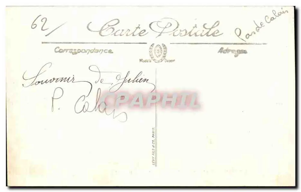 Le Touquet-Paris-Plage — Das Golfhotel — LL. — Nr. 106 - Rückseite