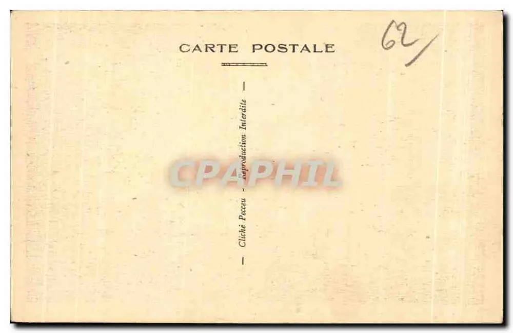 Le Touquet-Paris-Plage — Die Ehrenpforte des Westminster — Bonaventure, lith. - Rückseite