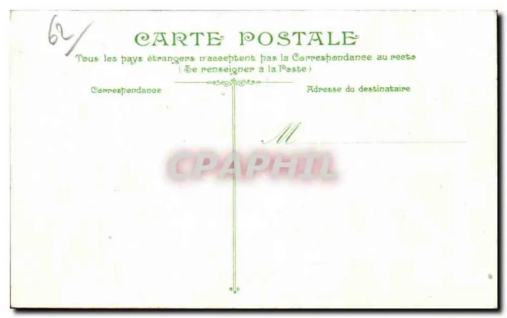 Paris-Plage - Boulevard de la mer — vista arquitetônica — cartão postal n°9 - Verso