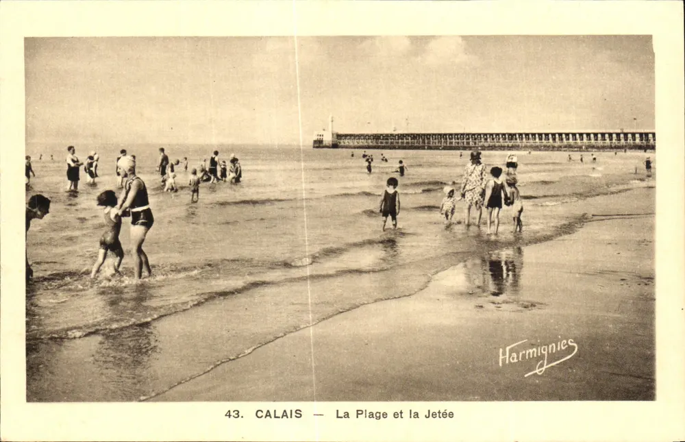 कैले — समुद्र तट और जेटी — Harmignies - आगे