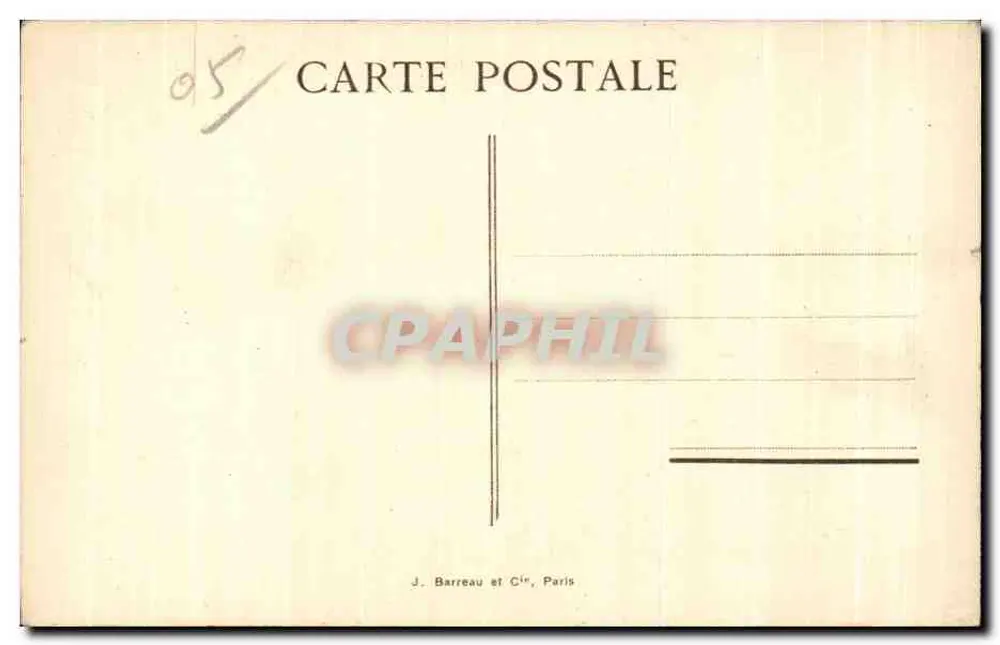 Château-Queyras — Route des Alpes et du Jura - Rückseite