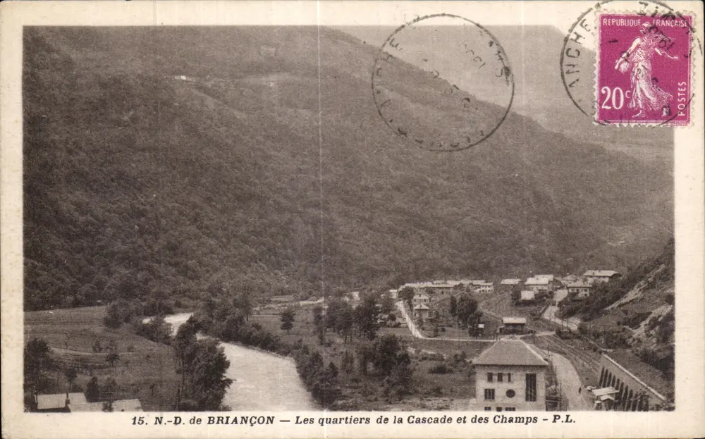 N.-D. de BRIANÇON — Quartier de la Cascade et des Champs — P.L. - Awers