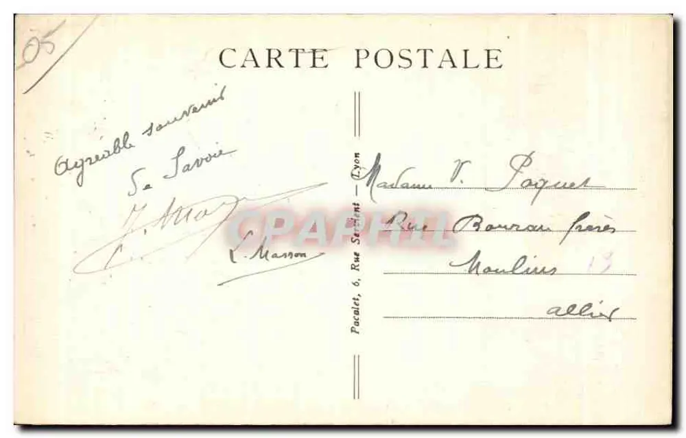 N.-D. de BRIANÇON — Quartier de la Cascade et des Champs — P.L. - Rewers