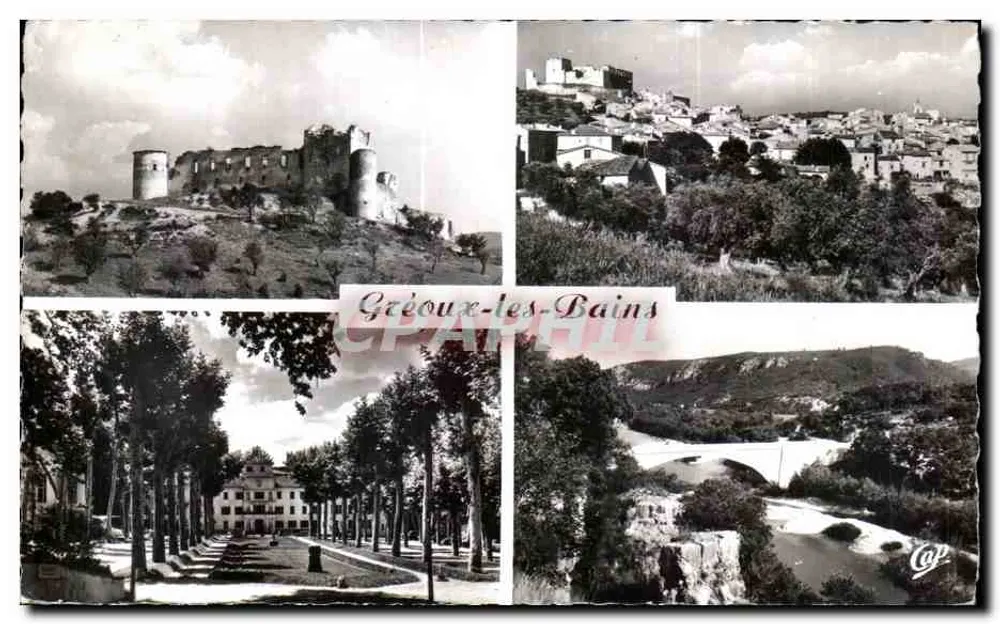 Gréoux-les-Bains — vista generale — Réal-Photo - Recto