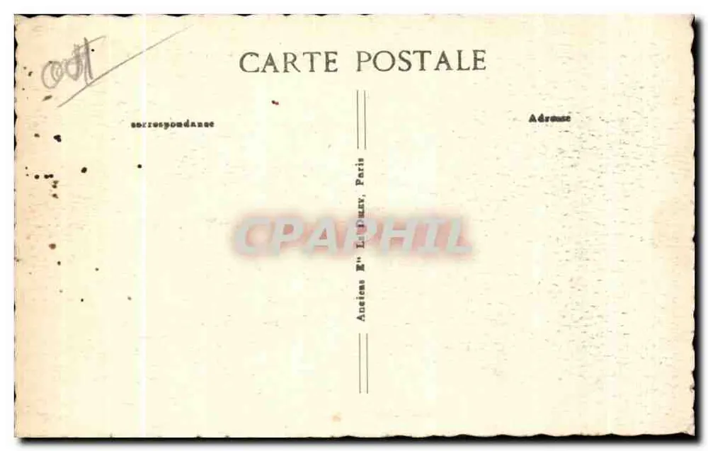 Digne — O Grande Seminário — Editor anônimo, n° 10 - Verso
