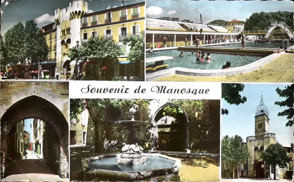 Manosque — Erinnerungen an Manosque — René Masson, arch. S.A.D.G. - n°555 - Vorderseite