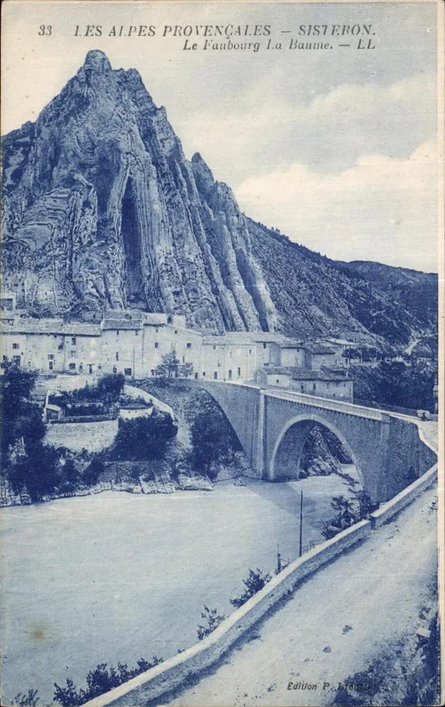 Die provenzalischen Alpen — Sisteron. Der Faubourg La Baume — Ausgabe von P. Létellier - Vorderseite