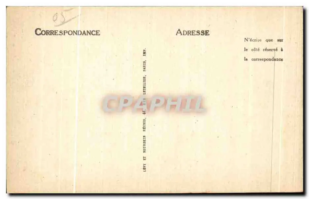 Die provenzalischen Alpen — Sisteron. Der Faubourg La Baume — Ausgabe von P. Létellier - Rückseite