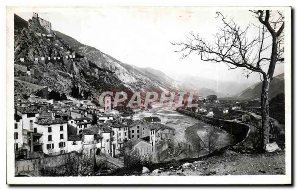 Entrevaux — Vista Geral — Edição Léon Victor Tabac - Frente