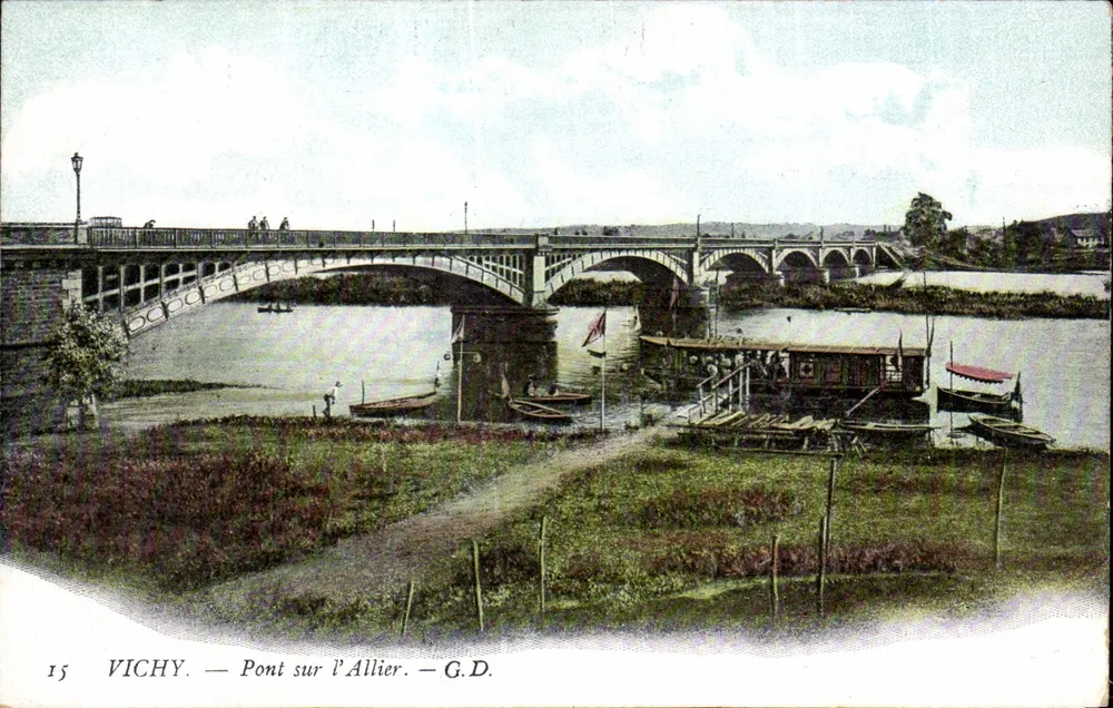 Vichy — Most nad rzeką Allier — G.D. - Awers