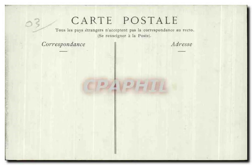 Vichy — Ansicht vom Casino-Terrassen — Collections ND Phot - Rückseite