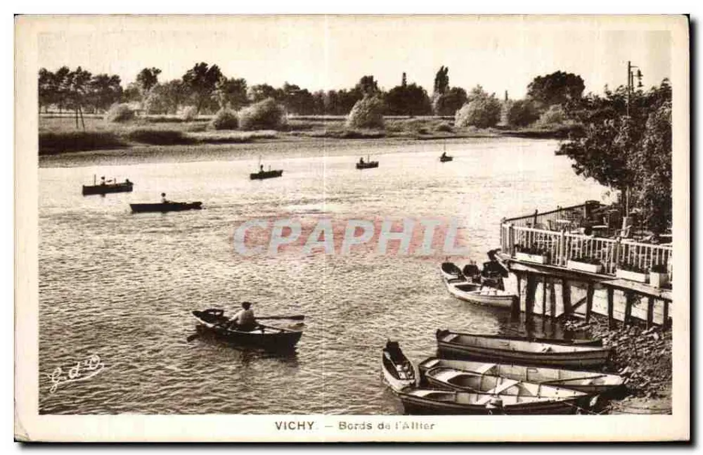 विची — अल्लियर के किनारे — प्रकाशक गूलेफ़ांगास, संख्या 73 - आगे