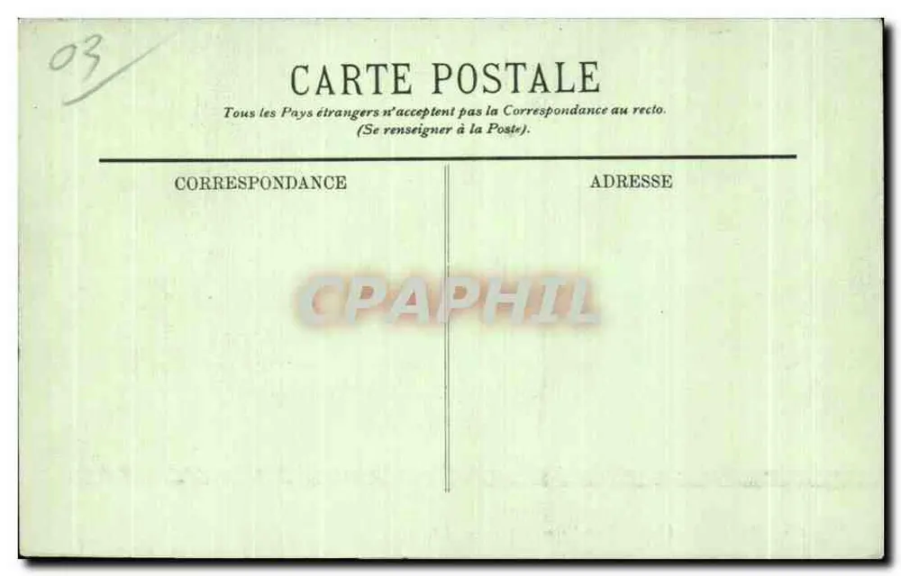 Vichy — Ein Weg im neuen Park — LL. n° 161 - Rückseite