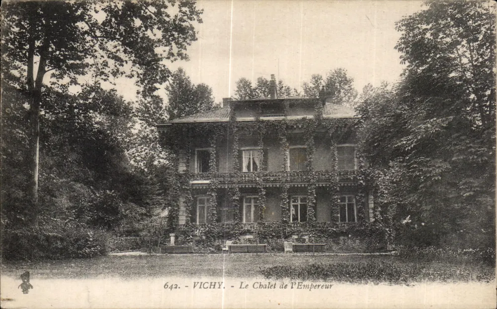 Vichy — El Chalet del Emperador — editor Vichy, n° 642 - Anverso