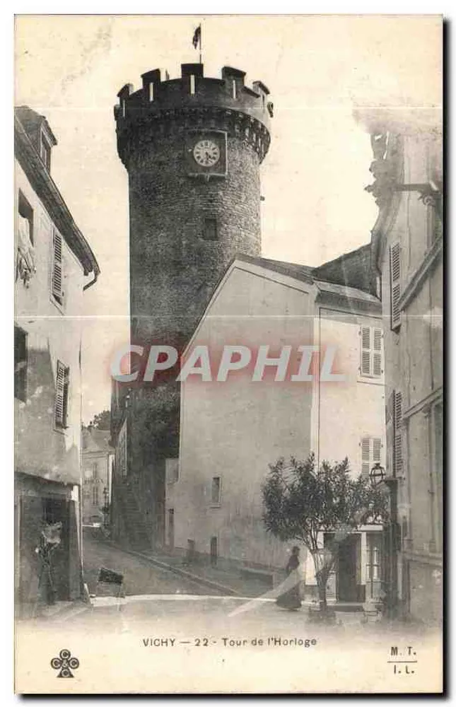 Vichy — Klokken toren — M.T. 22 - Voorkant