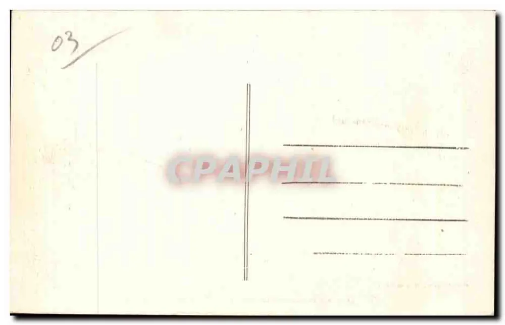 Néris-les-Bains (Allier) — Praça da República — Editor: Ér. Picandet, n° 1002 - Verso