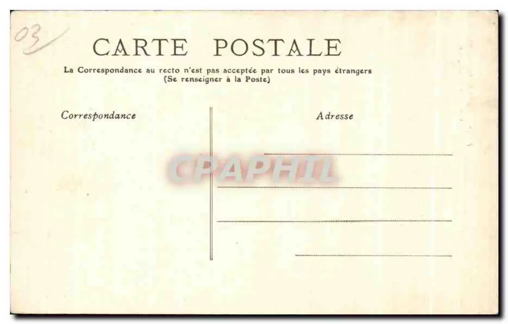 Nérîs-les-Bains — A Abside da Igreja — Allier 234 - Verso