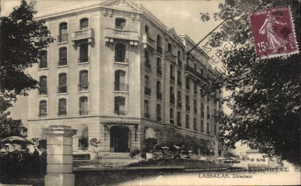 Grand Hôtel dos Termas de Nérac — Nérac, Gers — editor G. Chaumont, número de série não visível - Frente