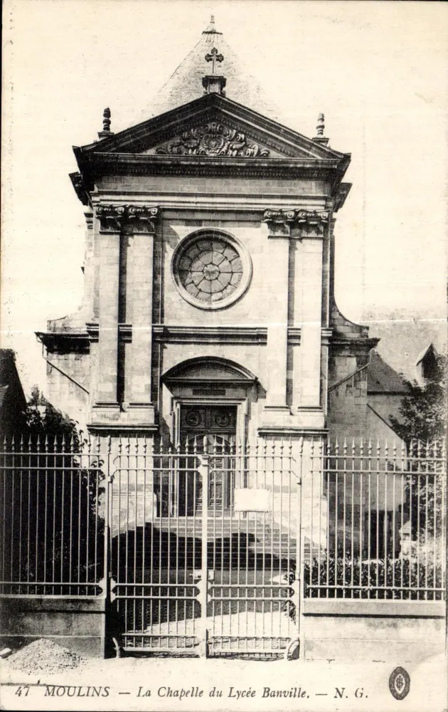 Moulins — Die Kapelle des Banville-Gymnasiums — N.G. - Vorderseite