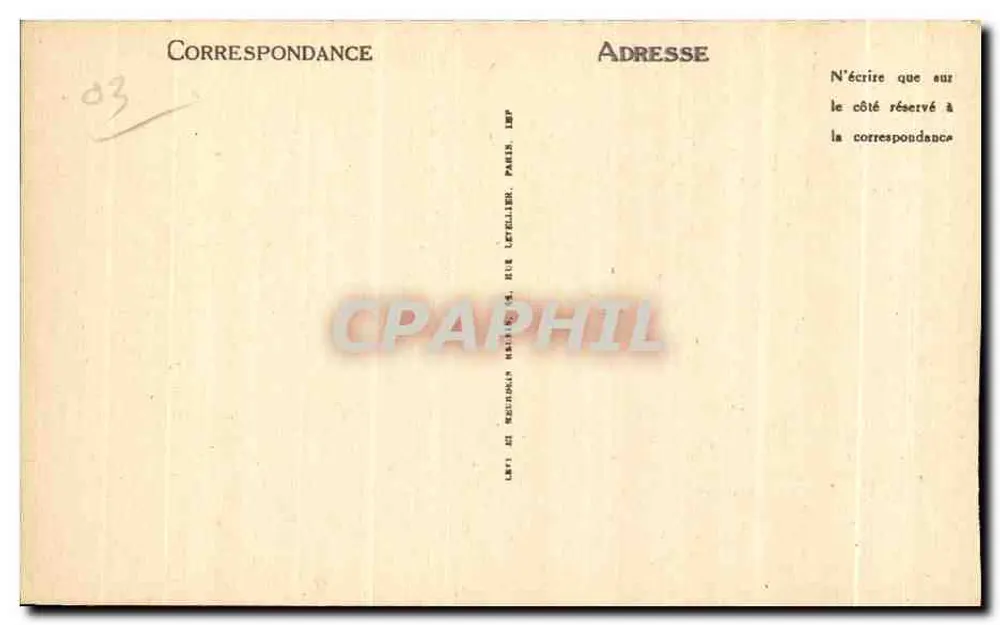 Montluçon — Boulevard de Courtais — LL. n°88 - Verso