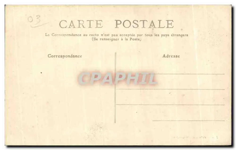 Arredores de MONTLUÇON — Les Pierres Jaumâtres — Frédéric Politius, Montluçon - Verso