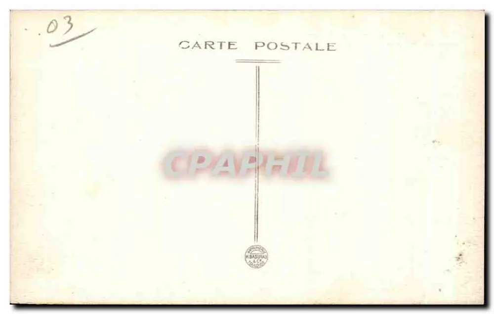 Montluçon — Panorama do Bairro do Châtelet — editor In Daquède, n° 417 - Verso