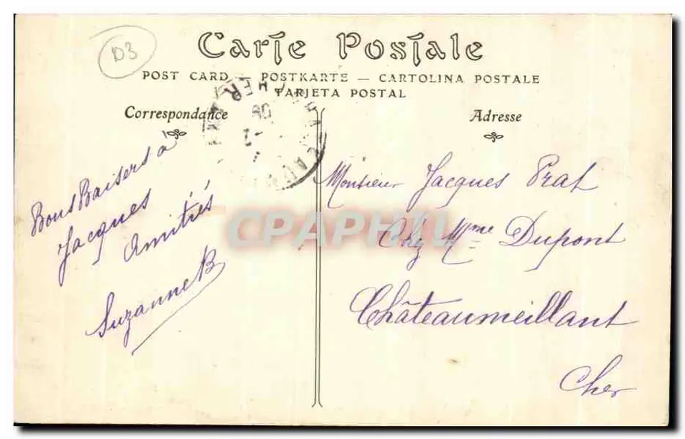 Montluçon — Klasztor Świętego Maura — Prot i Déchet, wydawca - Rewers