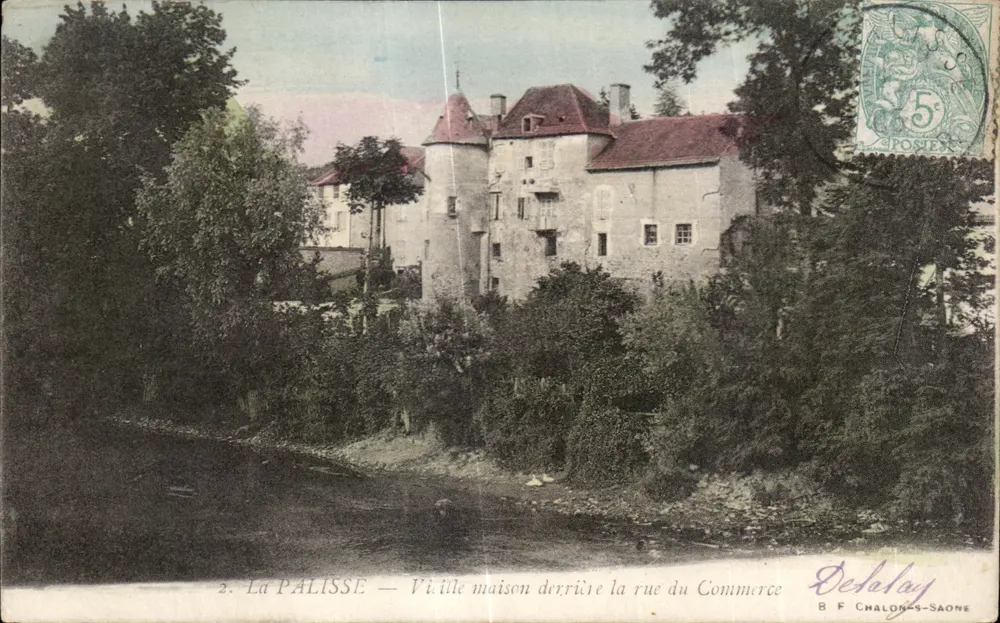 La PALISSE — Altes Haus hinter der rue du Commerce — Delalay, Chalon-sur-Saône - Vorderseite