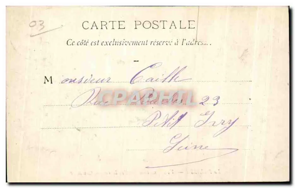 La PALISSE — Altes Haus hinter der rue du Commerce — Delalay, Chalon-sur-Saône - Rückseite