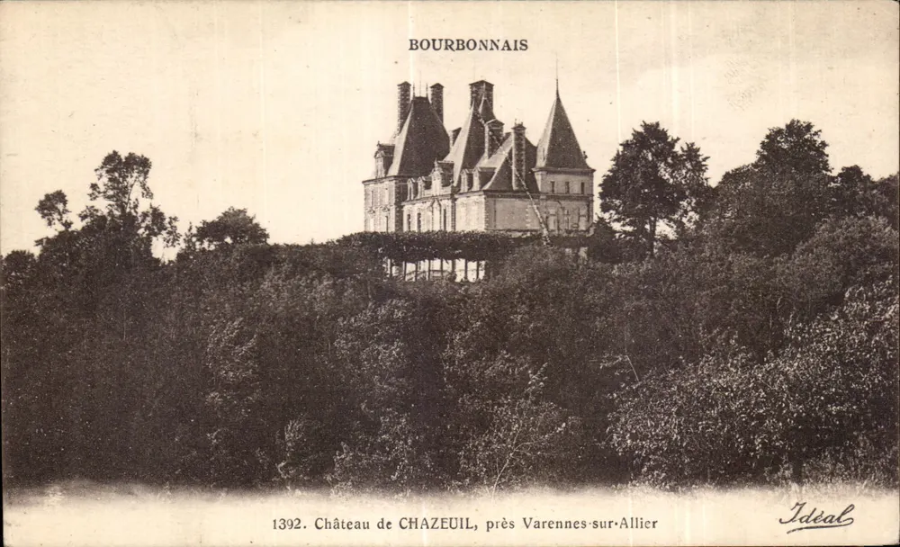 Schloss Chazeuil — Bourbonnais — Ideal, n°1392 - Vorderseite