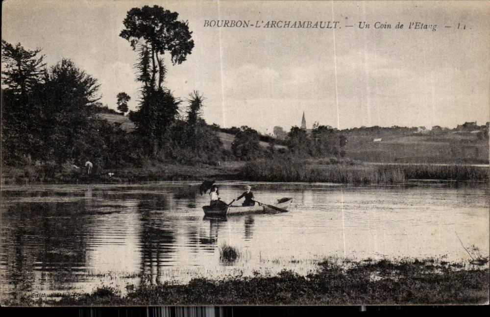 Bourbon-l'Archambault — Un Angolo dell'Etang — 11 - Recto