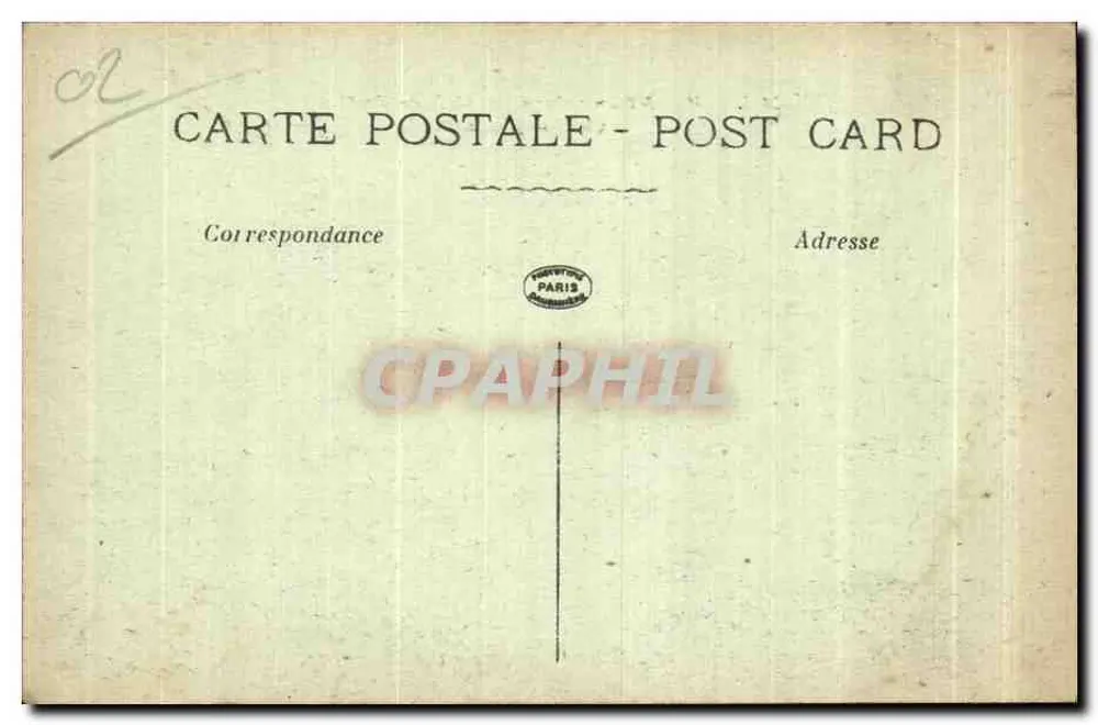 Chauny in Ruinen — Palast der Gerechtigkeit — La Pensée, n°3065 - Rückseite