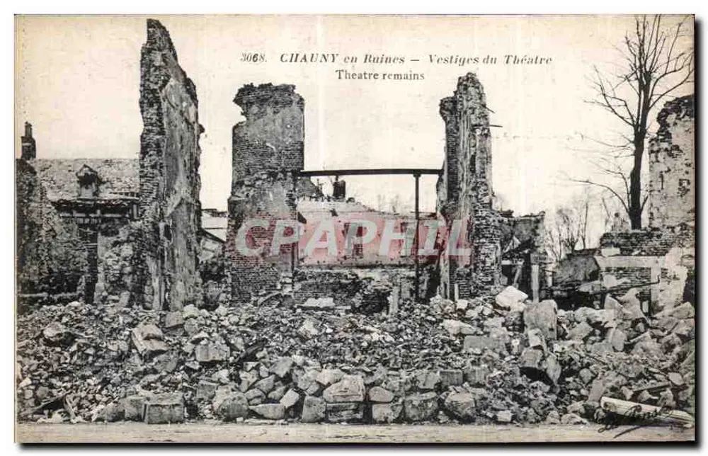 Ciauny in Ruinen — Ruinen des Theaters — Nr. 3068 - Vorderseite