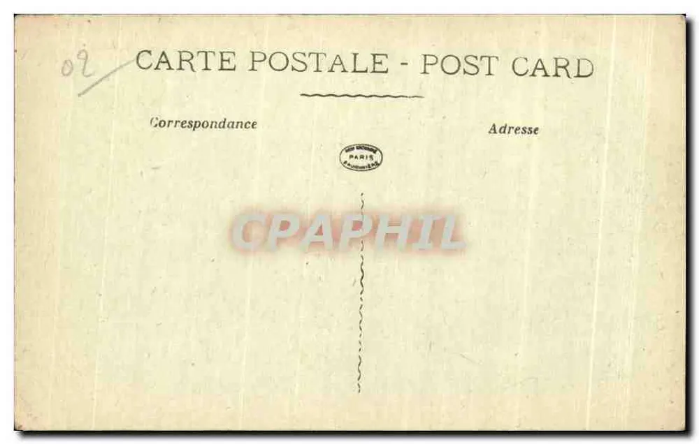 Ruinen von DUCY-le-CHATEAU — Das Rathaus — Nr. 3996 - Rückseite